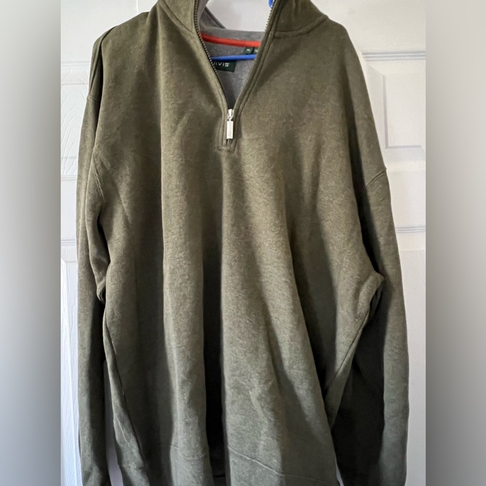 Orvis men’s XL quarter zip sweater